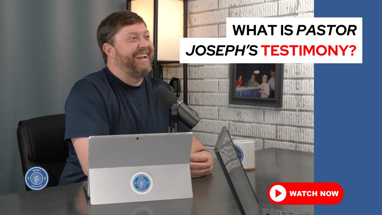 What is Pastor Joseph's testimony?