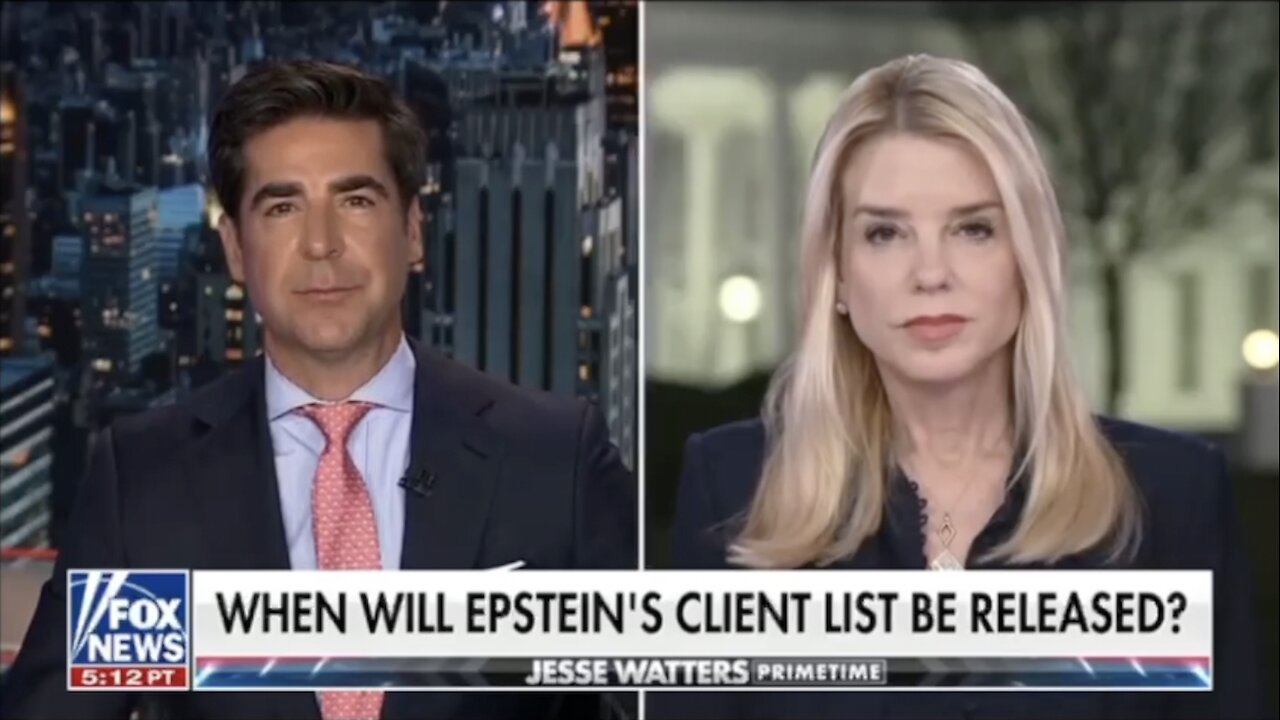 🚨 💥 Feb 26 2025 - BREAKING > Thurs Feb 27th AG Pam Bondi Releasing Epstein Files