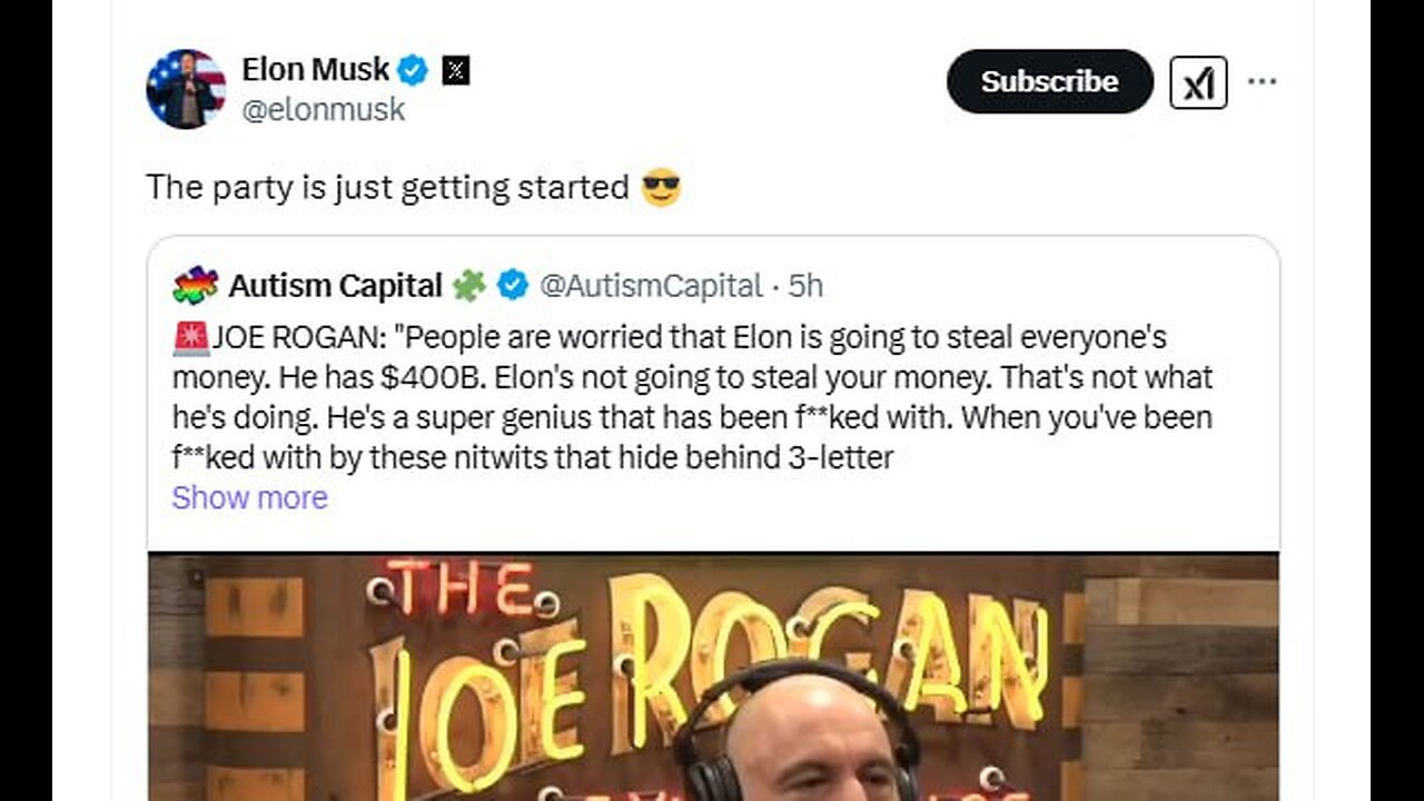 Joe Rogan Explains Why Elon is the Right Man For DOGE [DOGE is Just Getting Started]