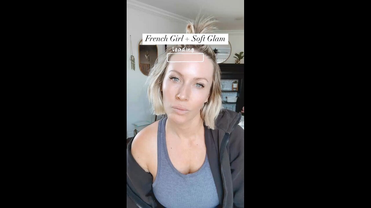 French Girl + Soft Glam Makeup Look