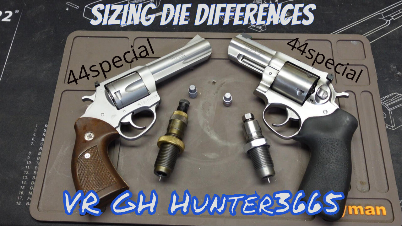 Sizing Die Size Difference VR GH Hunter3665