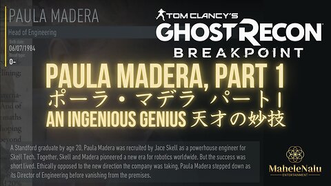 Breakpoint: Paula Madera, Part 1 ブレイクポイント: ポーラ・マデラ パート1