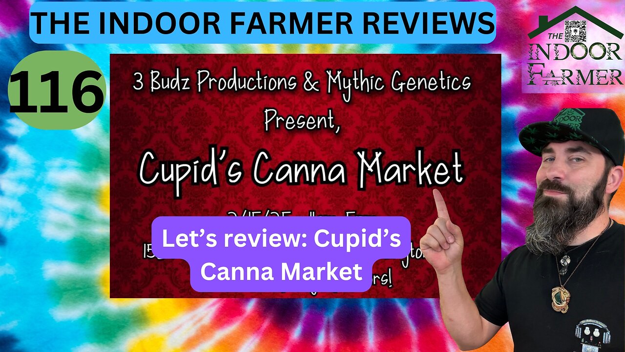 The Indoor Farmer Reviews ep 116, Let's Review Cupid's Canna Market