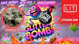 Trying Glitter Bomb Essential from Lit Farms! Mrs Dank Flamingo Review!!