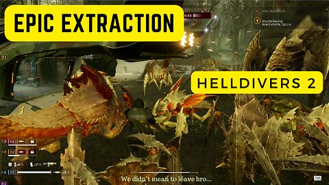 Epic Extraction in Helldivers 2 #helldivers 2