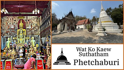 Wat Ko Kaew Suthatham - 300 Year Old Ayutthaya Era Mural Paintings - Phetchaburi Thailand 2025