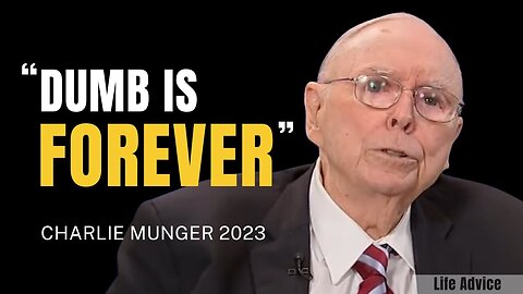 Charlie Munger's Life Advice Will Leave You SPEECHLESS | Eye Opening Speeches | DJ 2023 【C:C.M 292