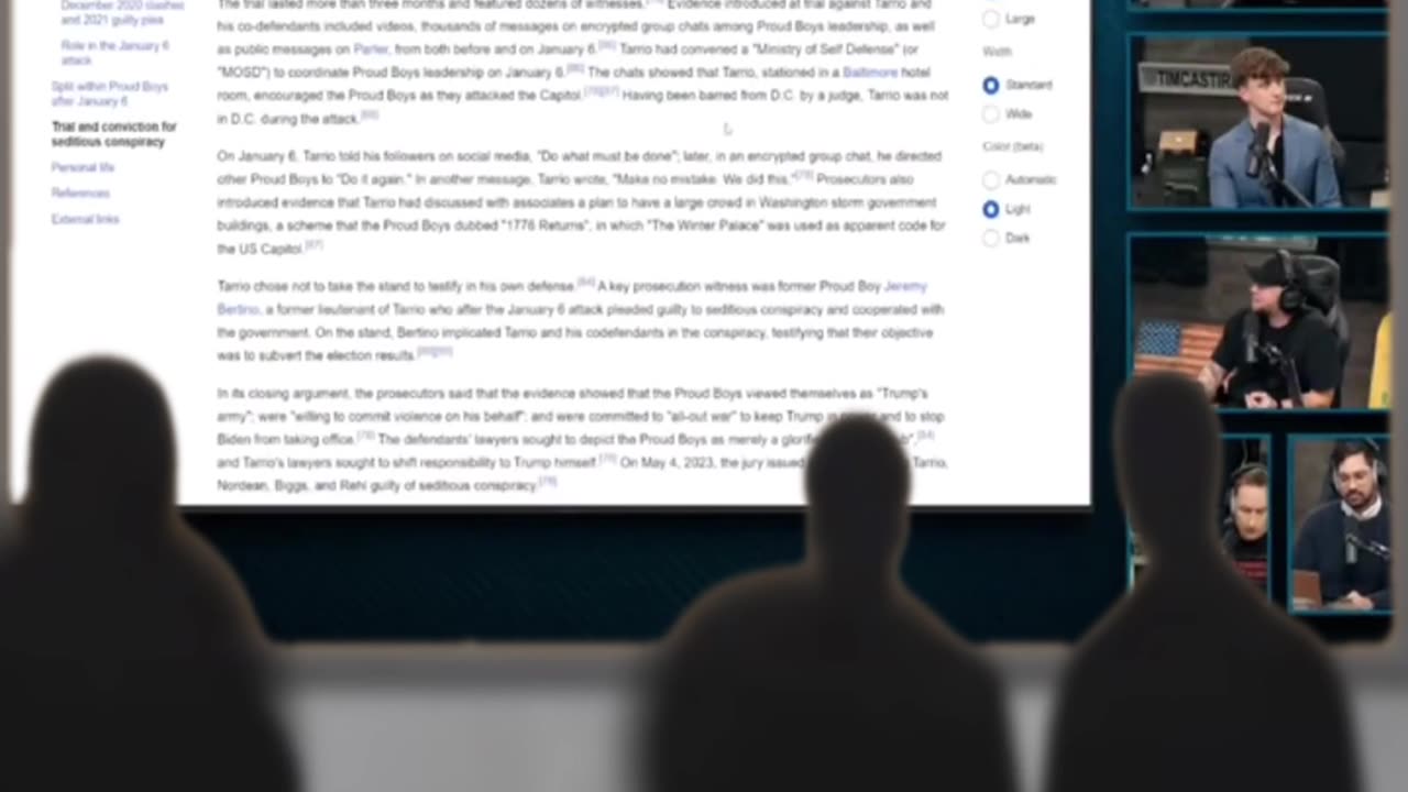 Tim Pool Smokes Leftie On Jan 6