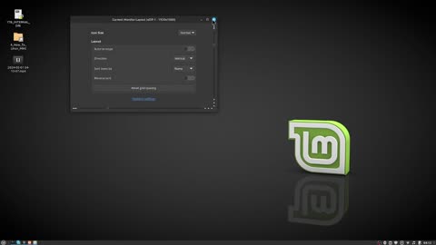 3_how to turn off auto arrange in linux mint