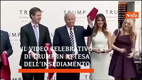 Il video (auto)celebrativo di Donald John Trump prima dell'insediamento a 47°Presidente degli Stati Uniti d'America tratto dal suo social Truth