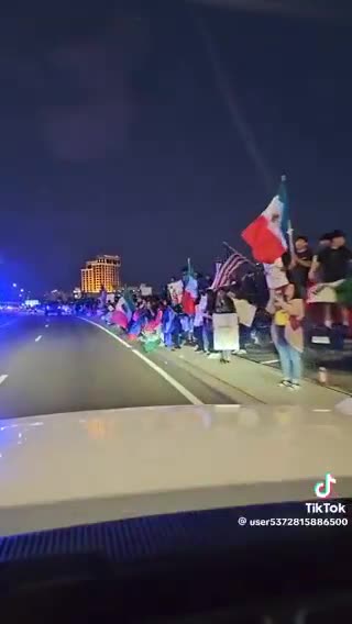 LMAOO, 🤣🤣somebody drove past the deportation protestors bumping, “ICE ICE BABY”