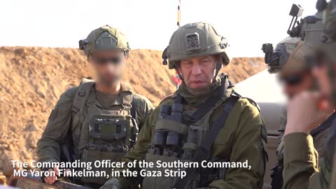 Footage of the Commanding Officer of the Southern Command, Major General