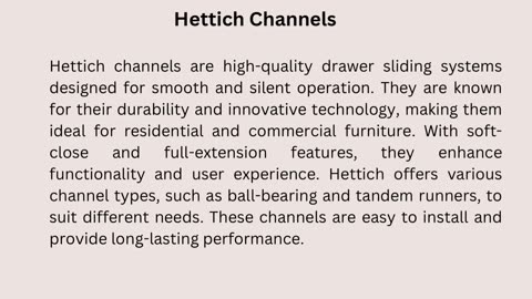 Exploring Hettich Must-Have Products