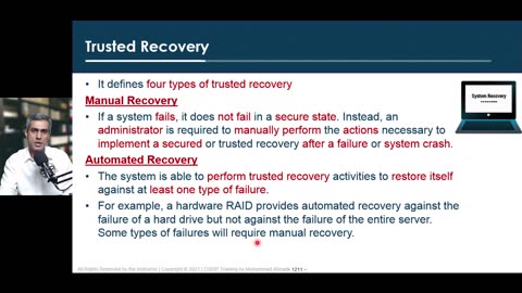 216 - Domain 7 - 710 Trusted Recovery and its Types