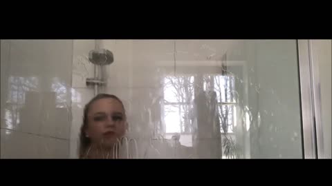 Girl glass Shower challenge 1