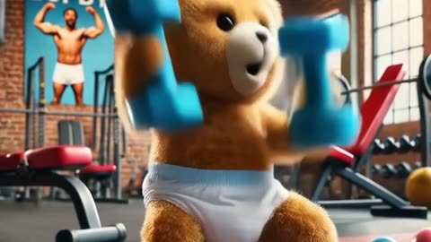 Furry Fitness Fun: Teddy Bear Workout Adventures