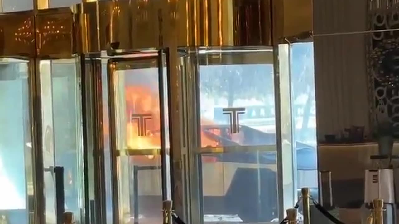 Tesla Cybertruck explodes at Trump Hotel in Las Vegas.