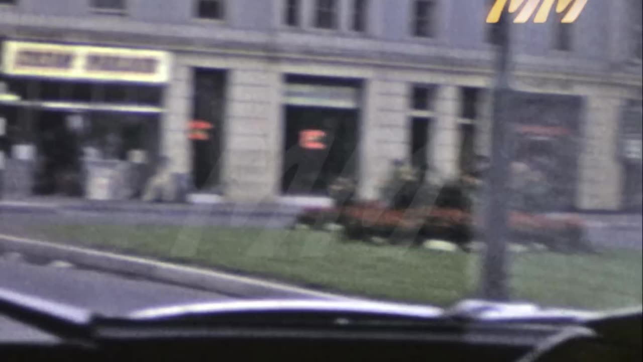 Drive Through Barnstaple 1968 old cine film