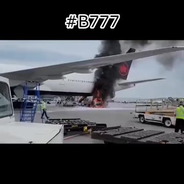 Watch Huge Fire Air Canada #B777 #Aviation #Fly #AeroArduino