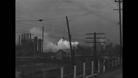 Library Stock Shot #689 (Original 1900s Black & White Film)