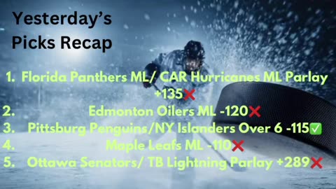 I GOT FUCKED!!! NHL BETS for December 29th, 2024