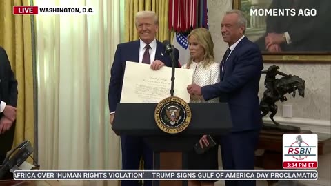 WATCH| President Trump Swears In Robert F. Kennedy Jr. as the Secretary of Health & Human Services