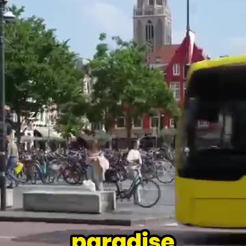 A City Where Bicycles Outnumber Cars!