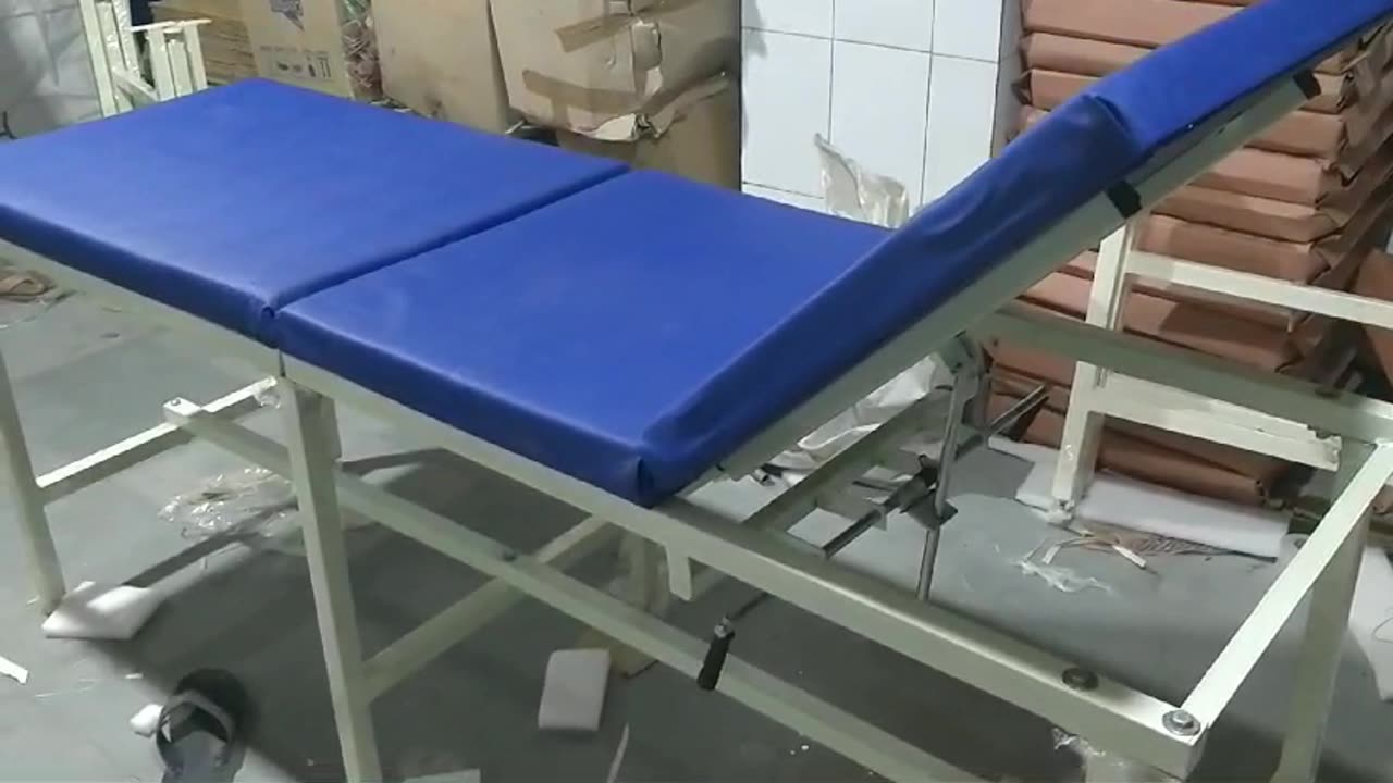 Examination Treatment Table Metallic Couch