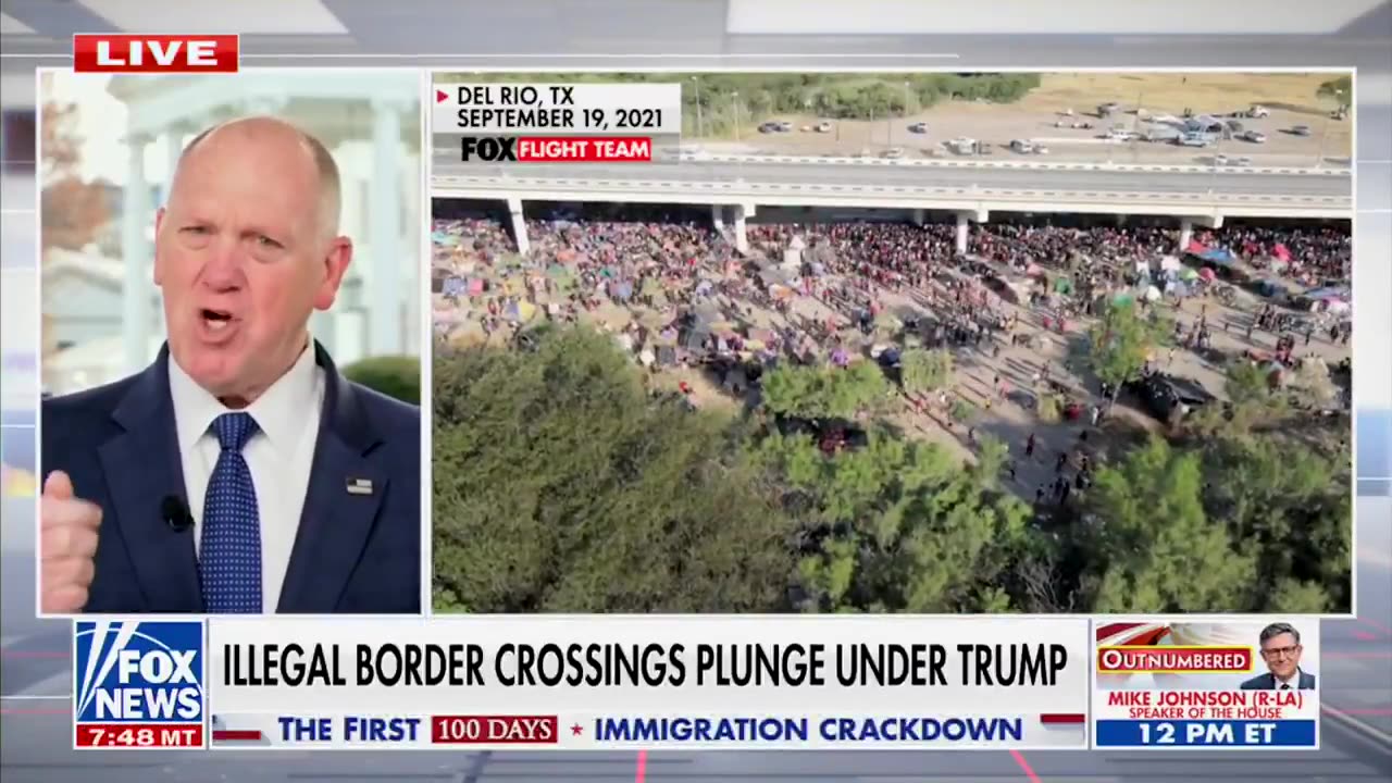 President Trump did in three weeks what Joe Biden didn't do in four years." .