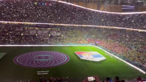 Brazil vs Serbia (FIFA World Cup) splendid atmosphere