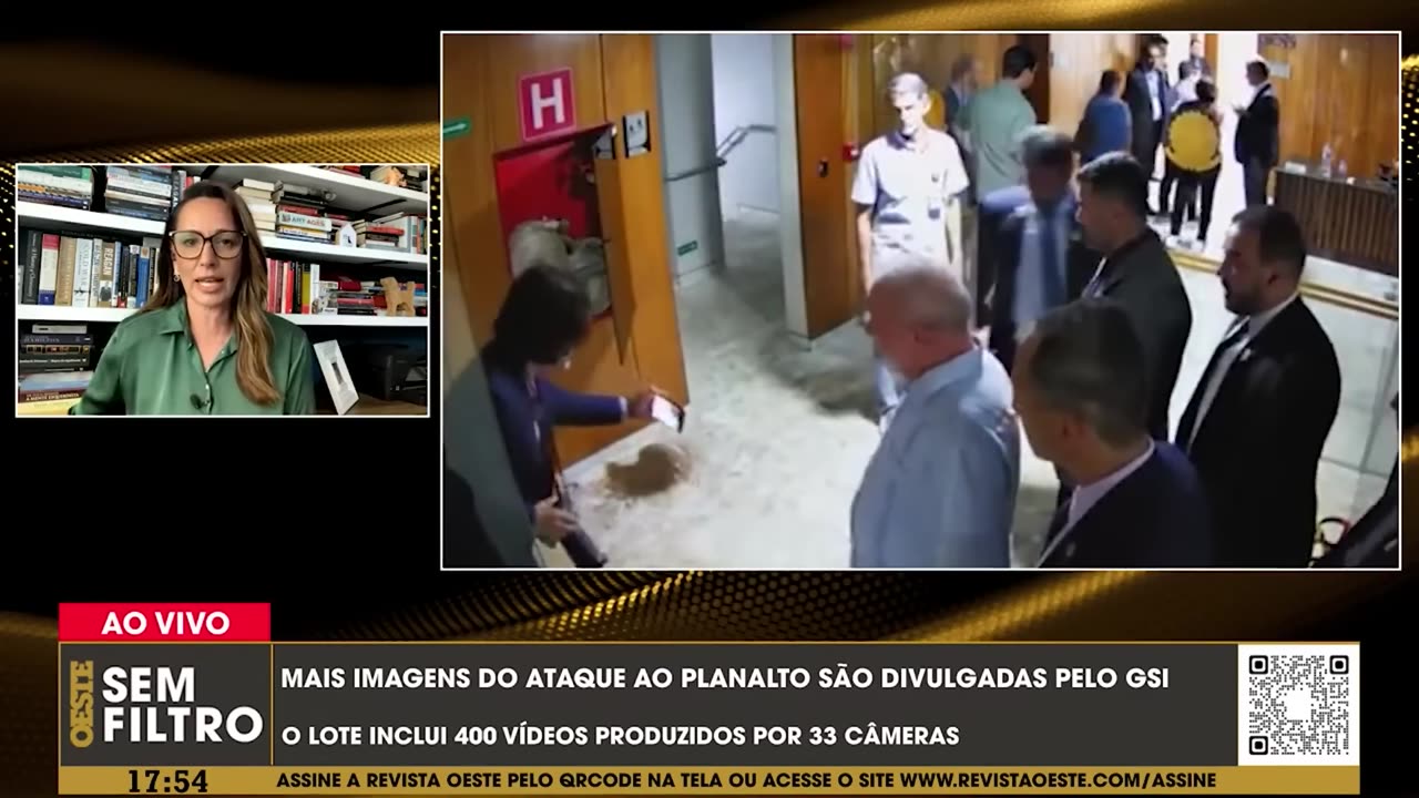 Mais imagens do ataque ao Planalto são divulgadas pelo GSI