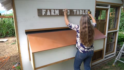 How to Make an Old Fence Board into a Rustic Farm Sign