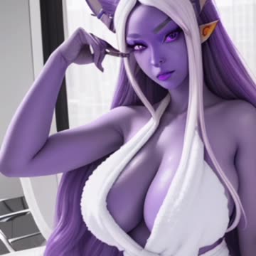 Ai art Lookbook - Queen Diole towel dress