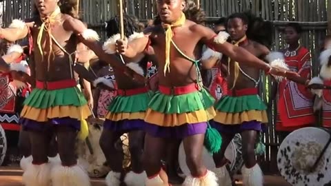 Zulu warrior dance