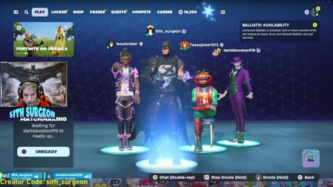 Sith_surgeon - Family Friendly Fortnite Live Stream