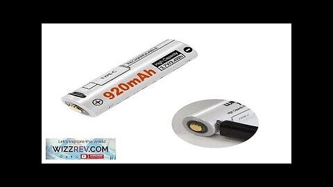 Lumintop 14500 Lithium Battery with TYPE-C Direct Charging Port 3.7V/3.4wh 920mAh Review