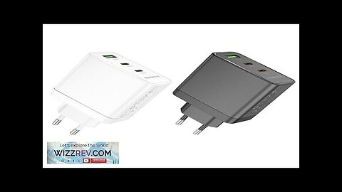 BOROFONE BN12 PD65W 3-Port USB PD Charger USB-A+2USB-C PD QC3.0 Fast Charging Review