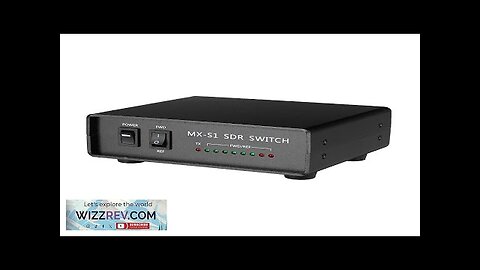 Aisanray MX-S1 100W DC-60Mhz SDR Switch for Spectrum Display Enhancement Antenna Sharing Review