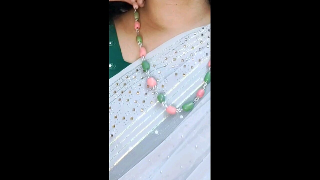 DIY NECKLACE jewellery in simple way try it