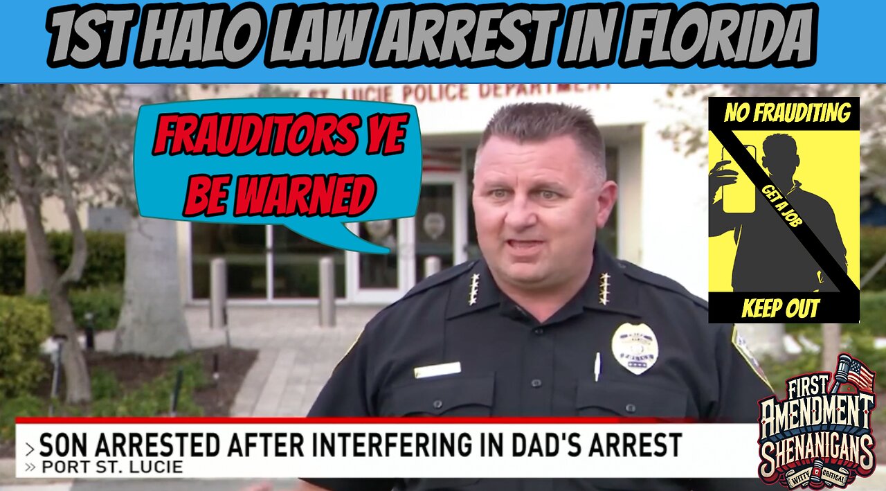 First "Halo Law" Arrest Made in Florida...25ft. Losers