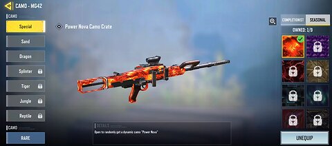 call of duty new weapon CAMO unlock