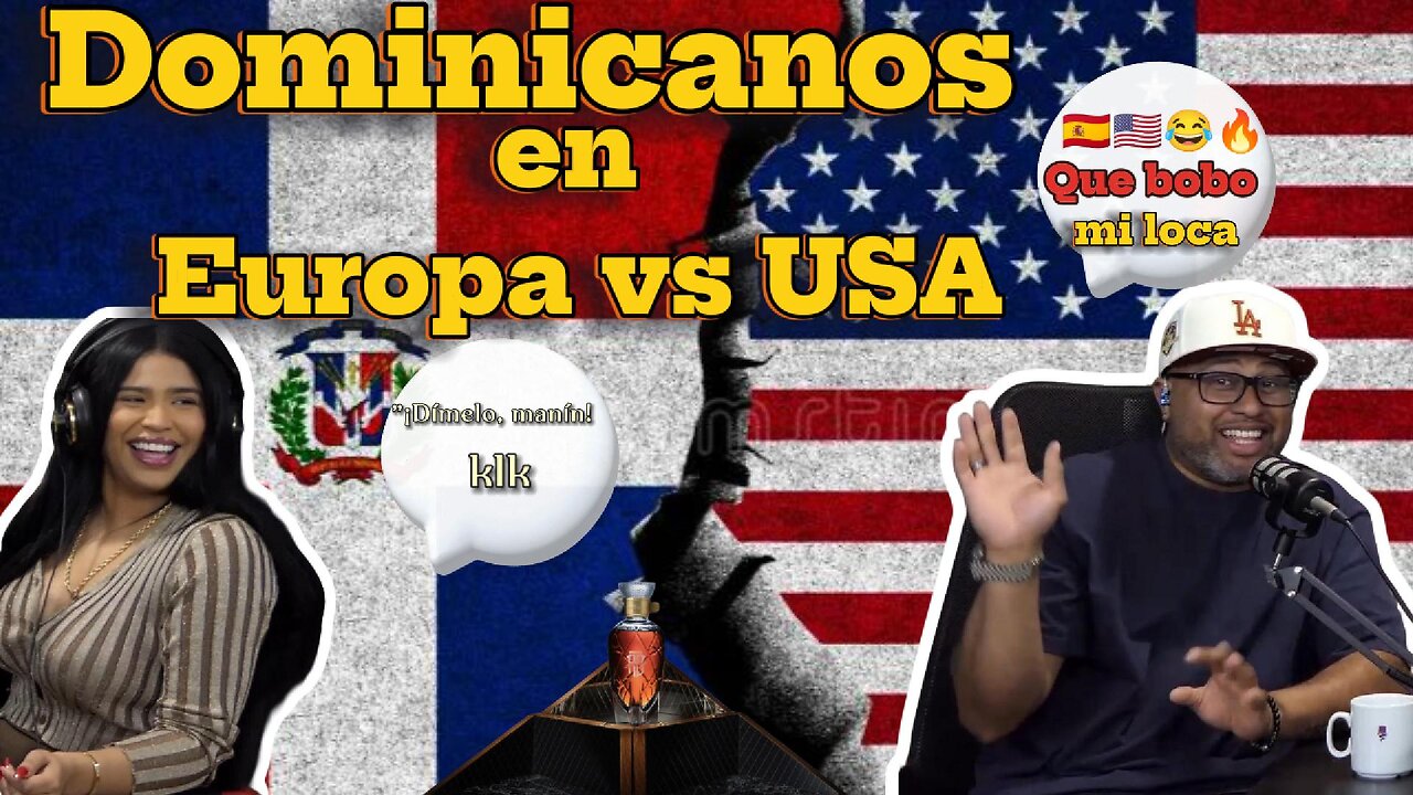 Dominicanos en europa vs Dominicanos en USA Diferencias, Jerga y Vacilón | Con DJ Lora La Champañita