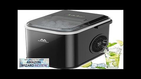 Ice Maker Countertop LED Display Portable Ice Maker Machine with Handle 26.5lbs/24Hrs Review