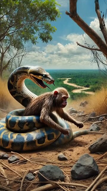 How will the monkey save itself?