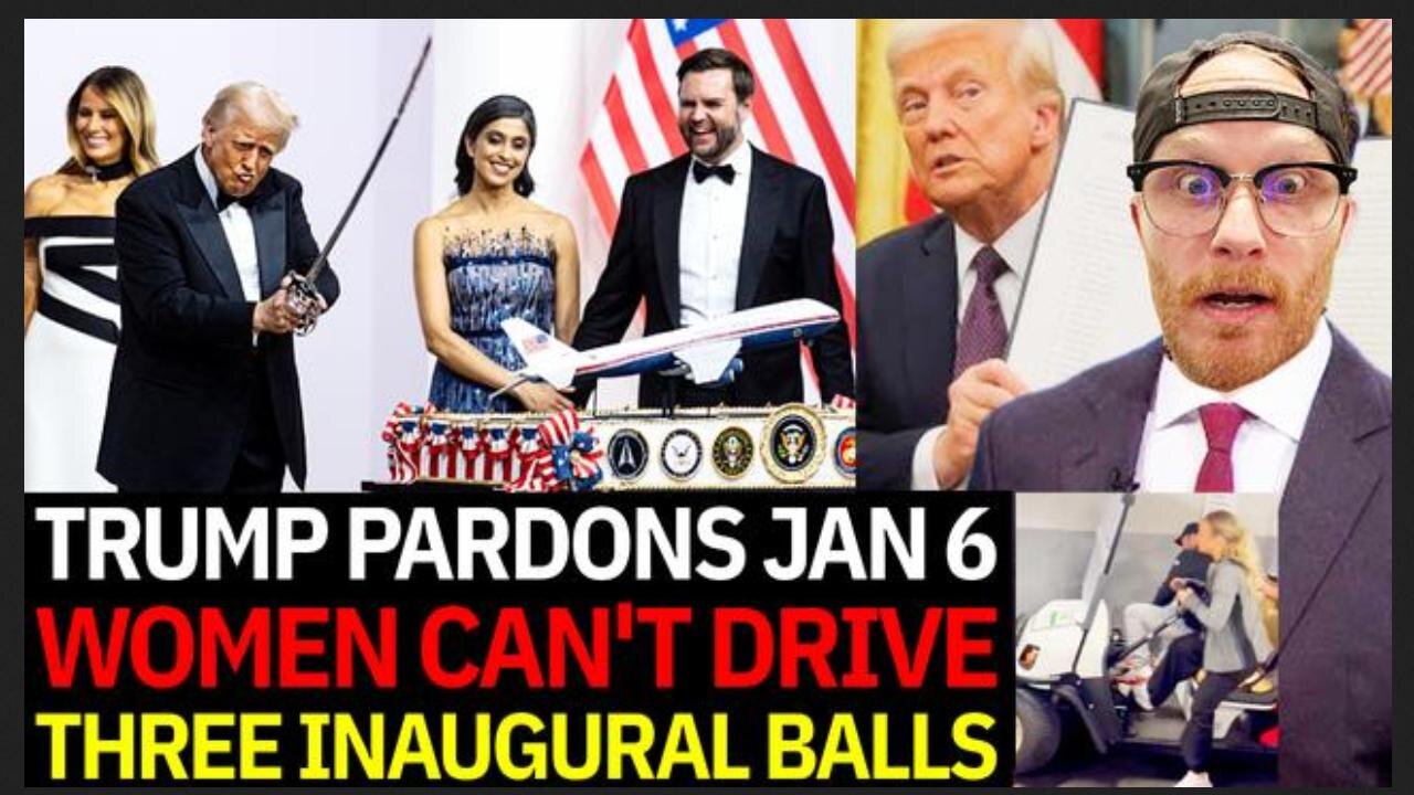 President Trump’s Wild Moves Today – Pardons, TikTok, & Border Crisis Updates! 🔥🎙️ ~ Derek O'Shea Show (1/2125)