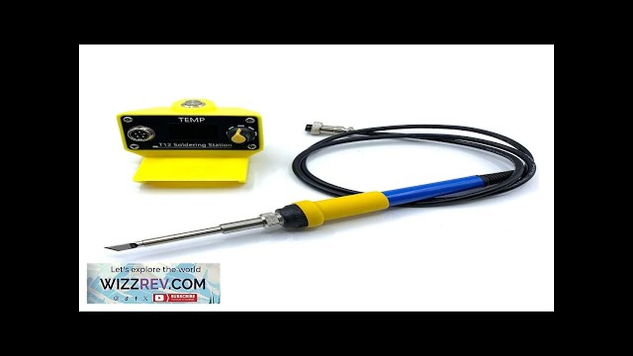 Cordless Digital T12 Table Soldering Station 70W DIY Repair Tools OLED HD Review