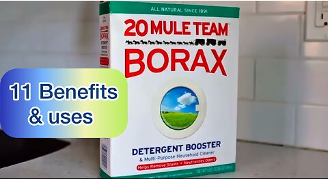 BORAX BENEFITS & USE!