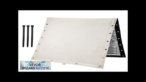 VEVOR Fiber Cotton Well Head Pump Cover 24''W x 24''H Pipe Insulation Review