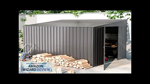 AECOJOY Shed Lean to Storage Shed Outdoor 6' x 8' Metal Wall Review