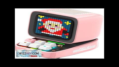 Divoom Ditoo Retro Pixel Art Game Bluetooth Speaker with 16X16 LED App Review